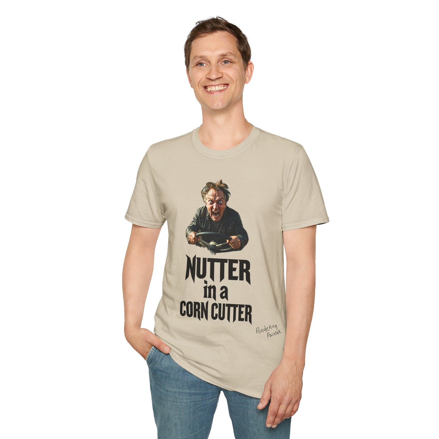 Nutter in a Corn Cutter T-Shirt