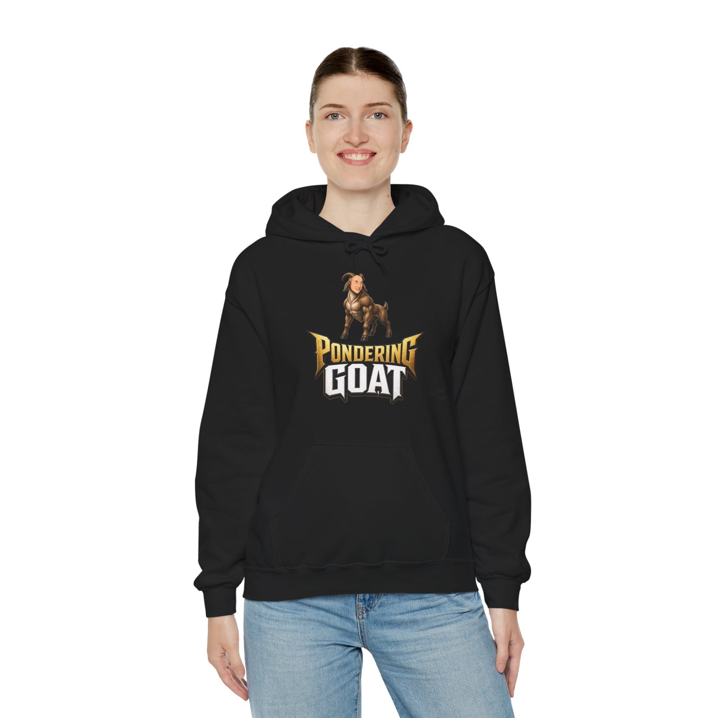 Pondering Goat Hoodie