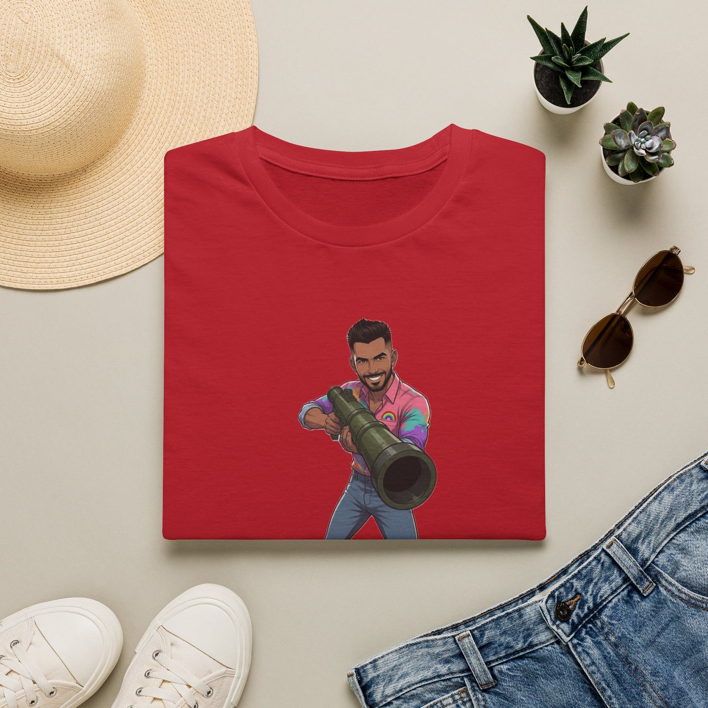 Gay Man With a Bazooka T-Shirt