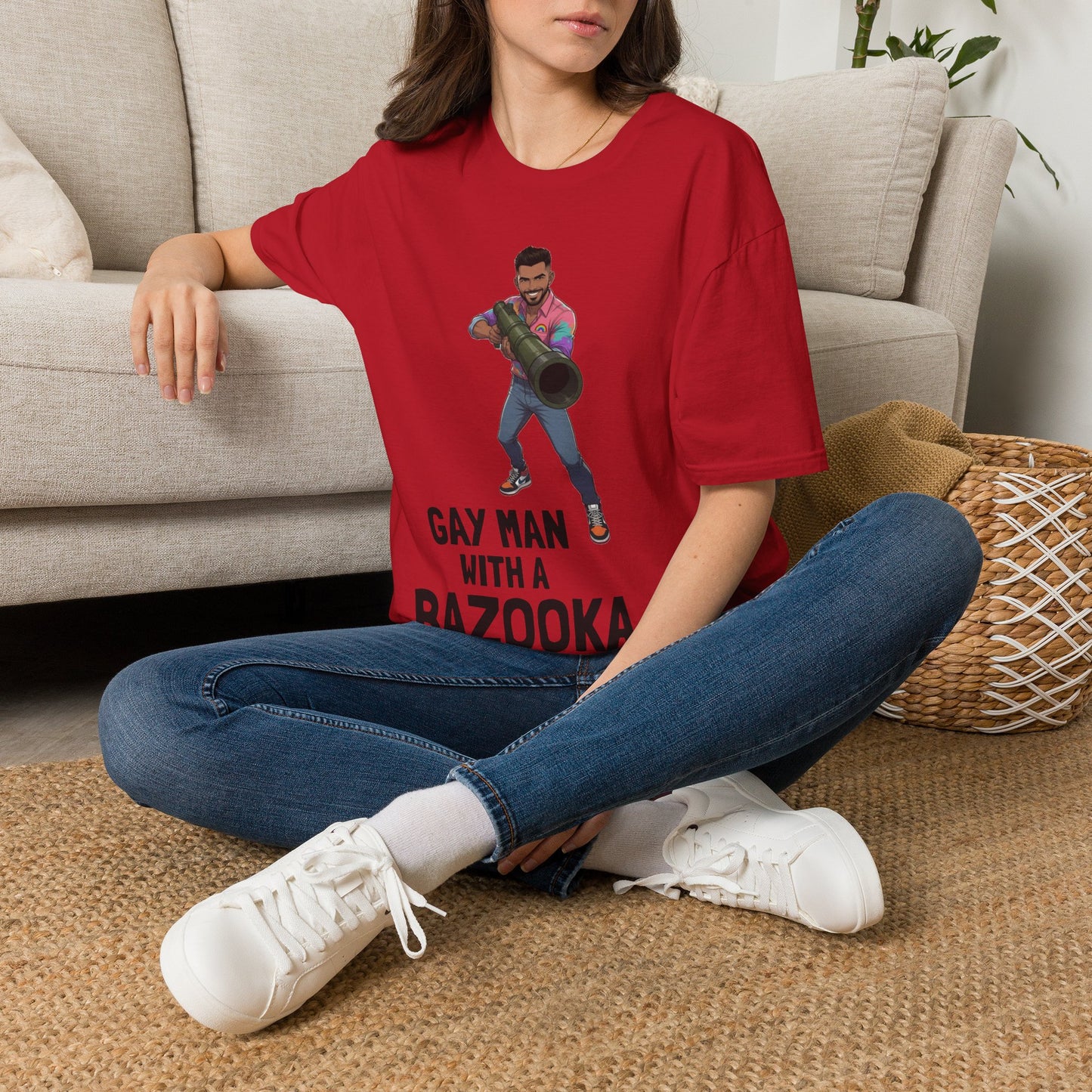 Gay Man With a Bazooka T-Shirt