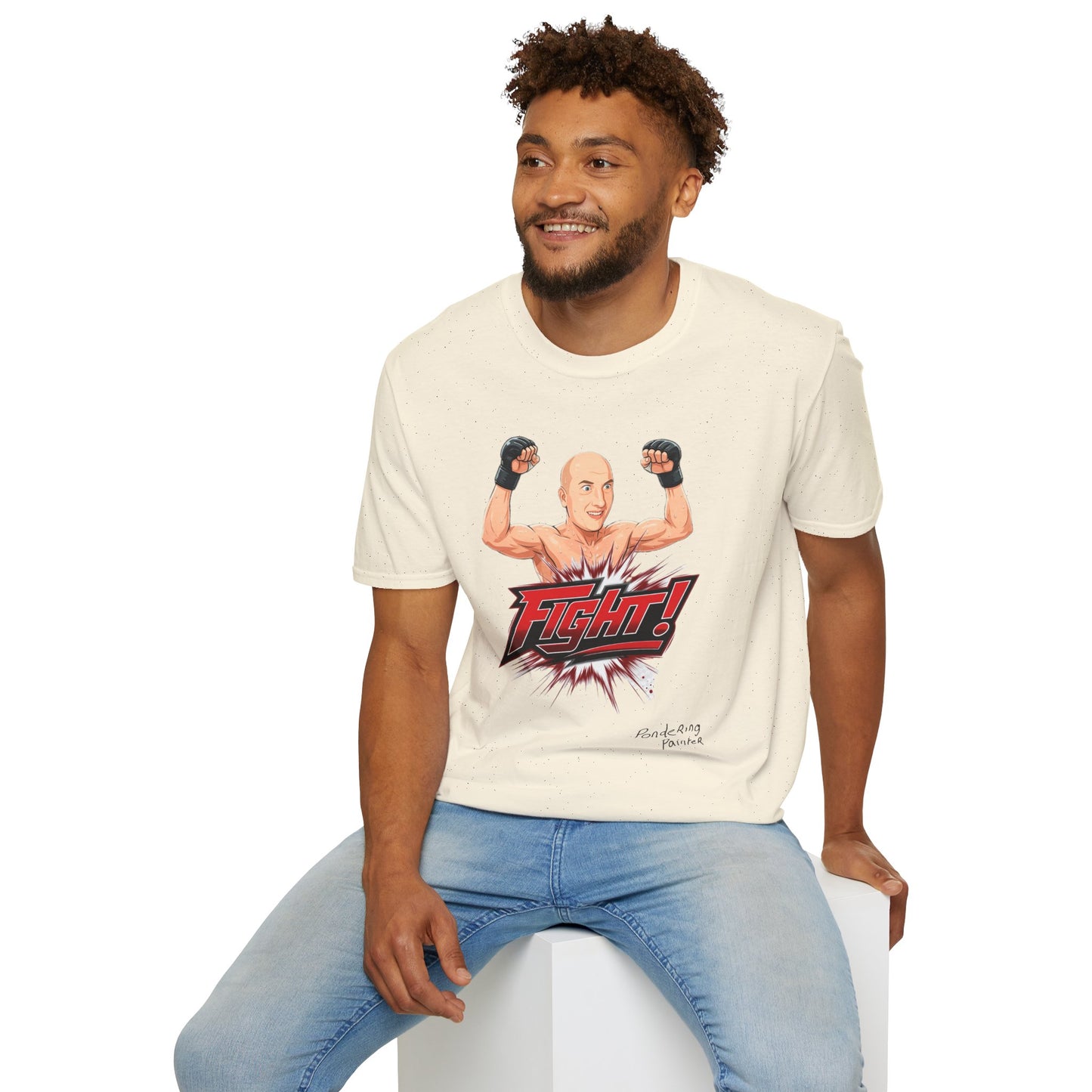 FIGHT! Pondering Painter T-Shirt