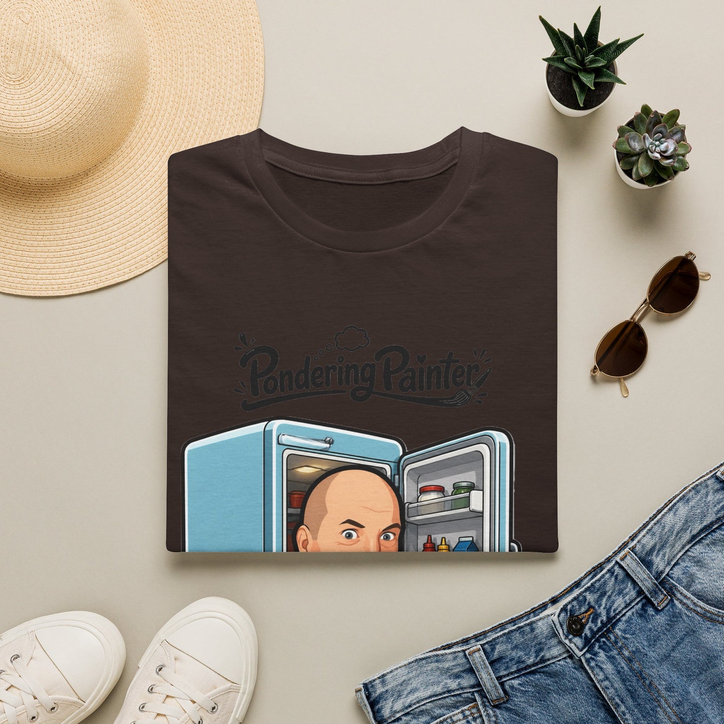Pondering Painter In my fridge T-Shirt