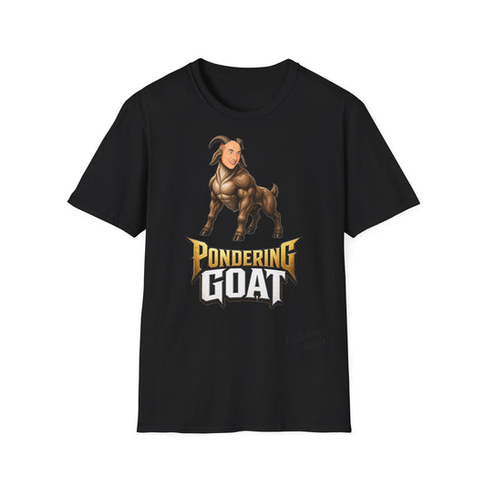 Pondering Goat Graphic T-Shirt
