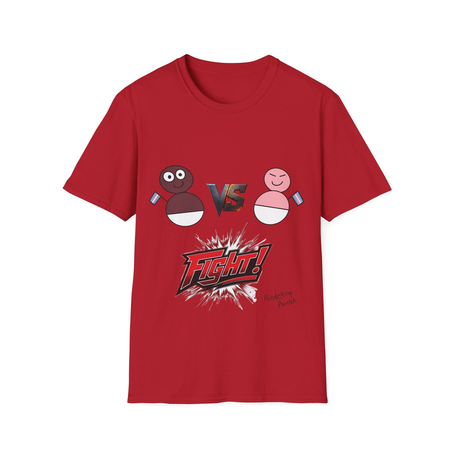 African Transgender Baby VS Chinese Transgender Baby FIGHT T-shirt