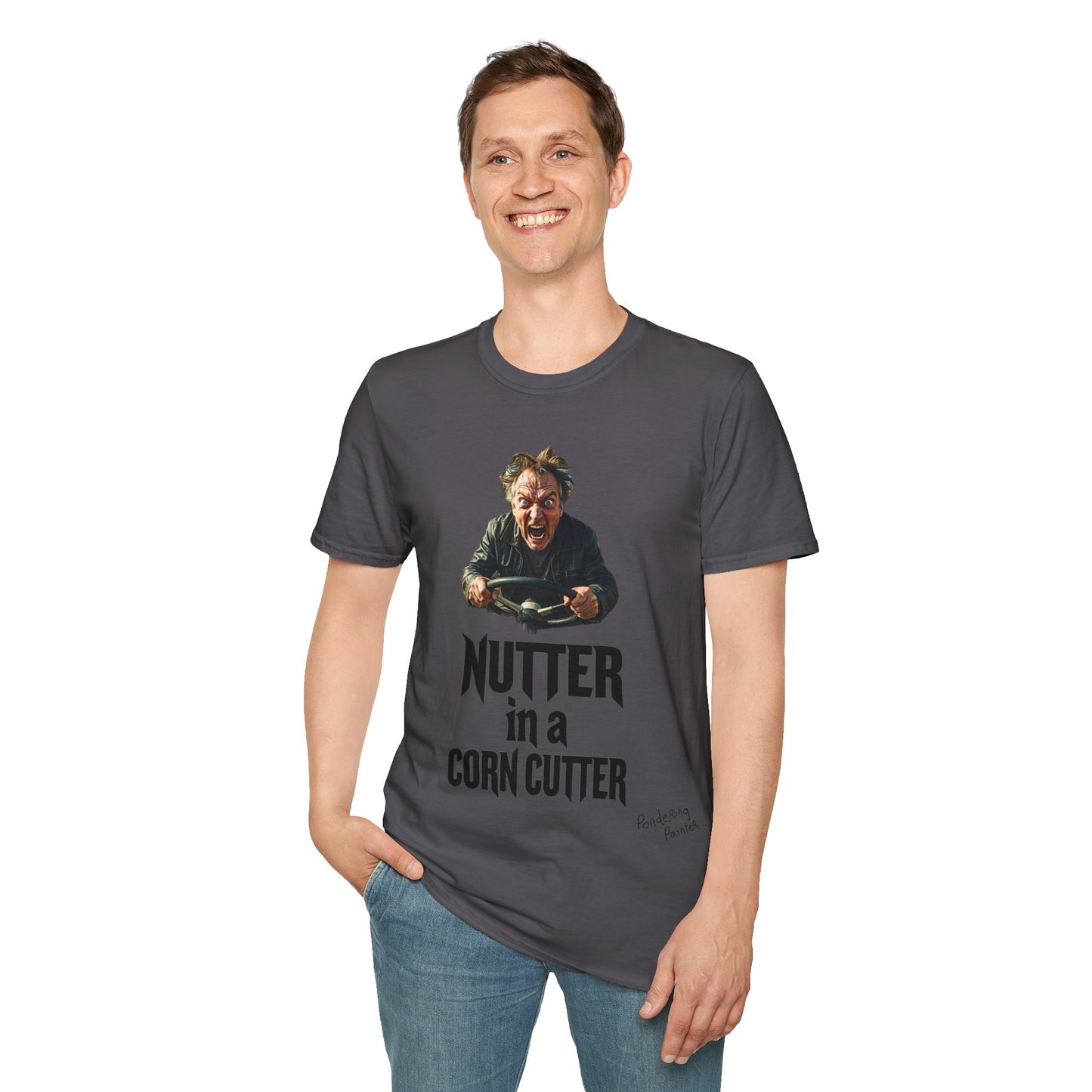Nutter in a Corn Cutter T-Shirt