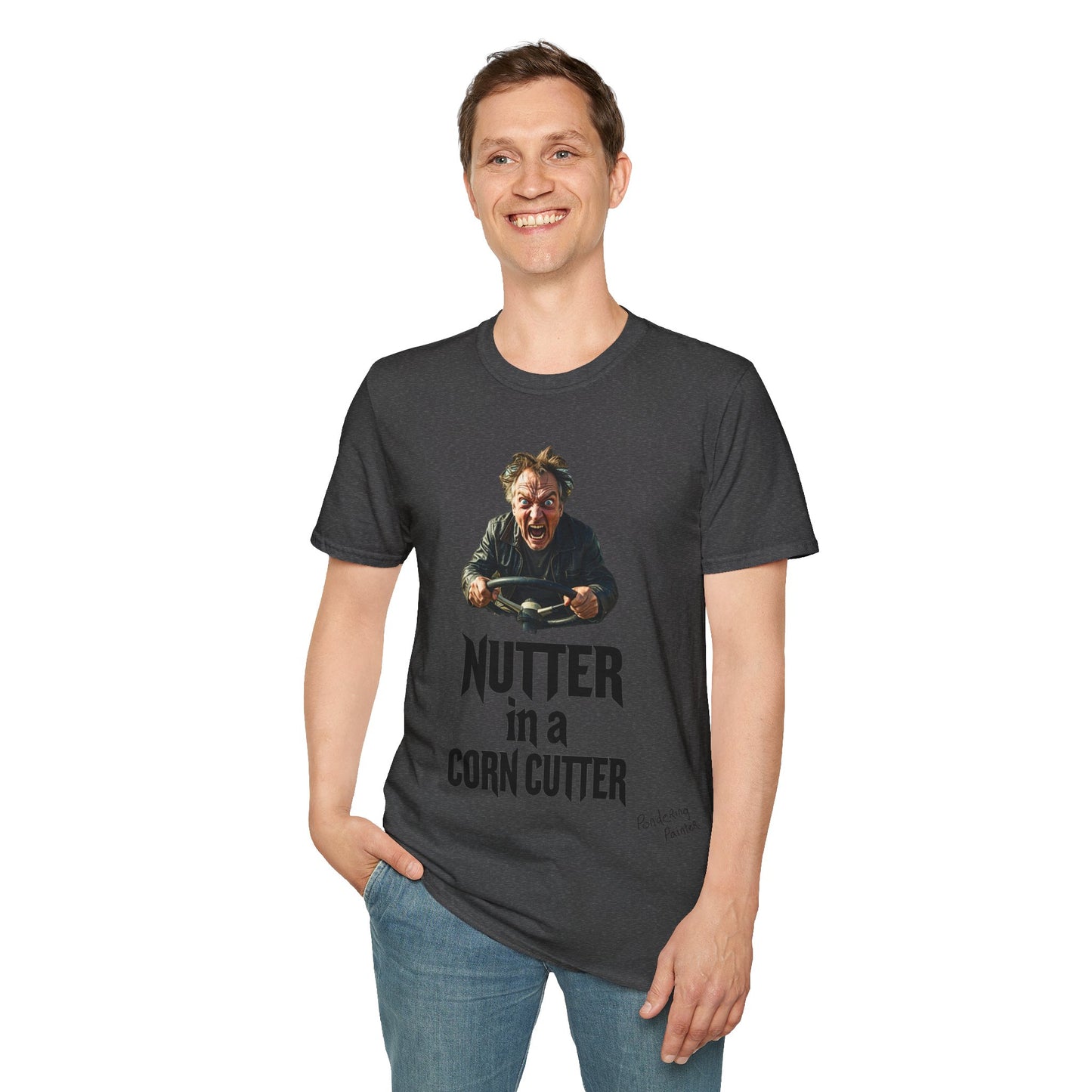 Nutter in a Corn Cutter T-Shirt