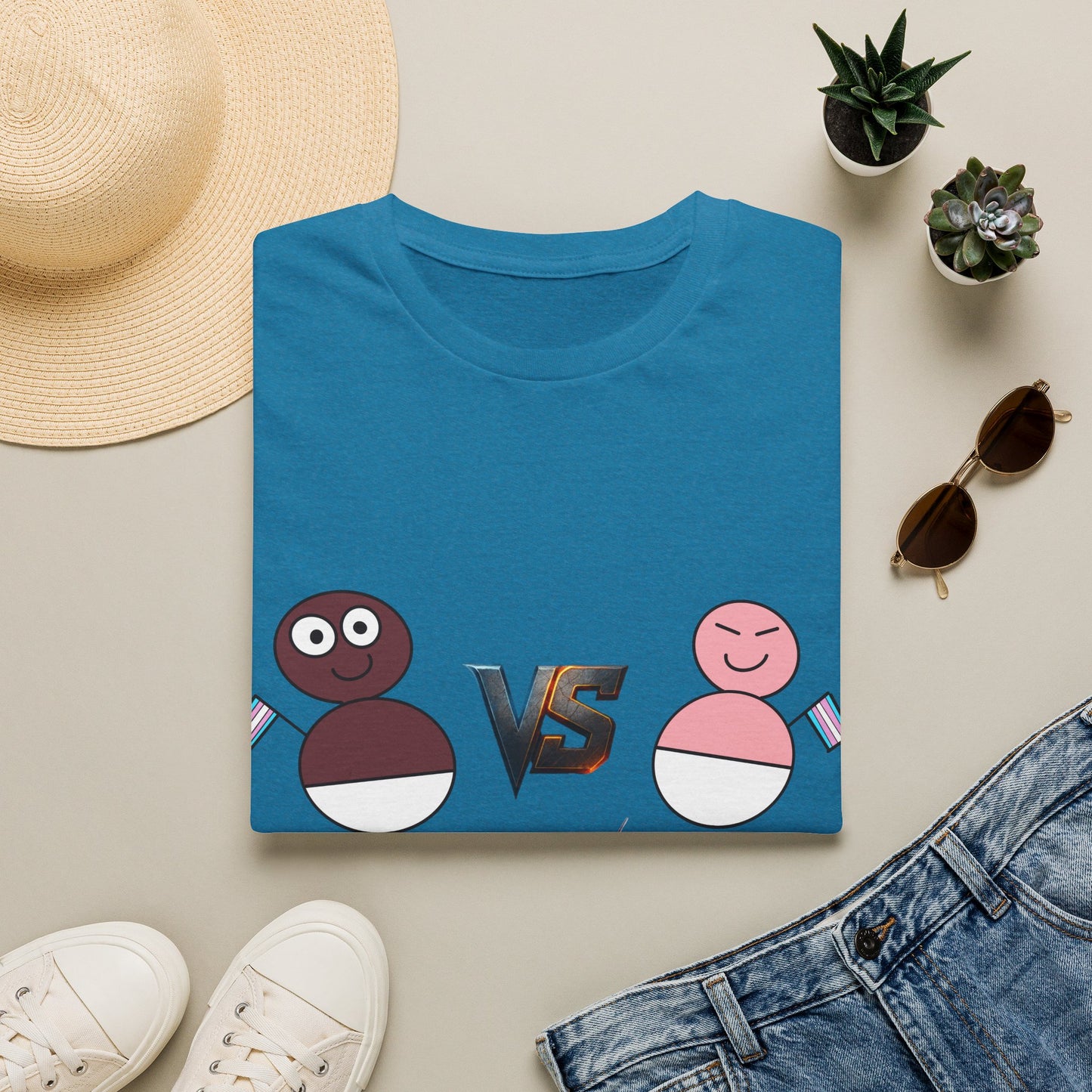 African Transgender Baby VS Chinese Transgender Baby FIGHT T-shirt