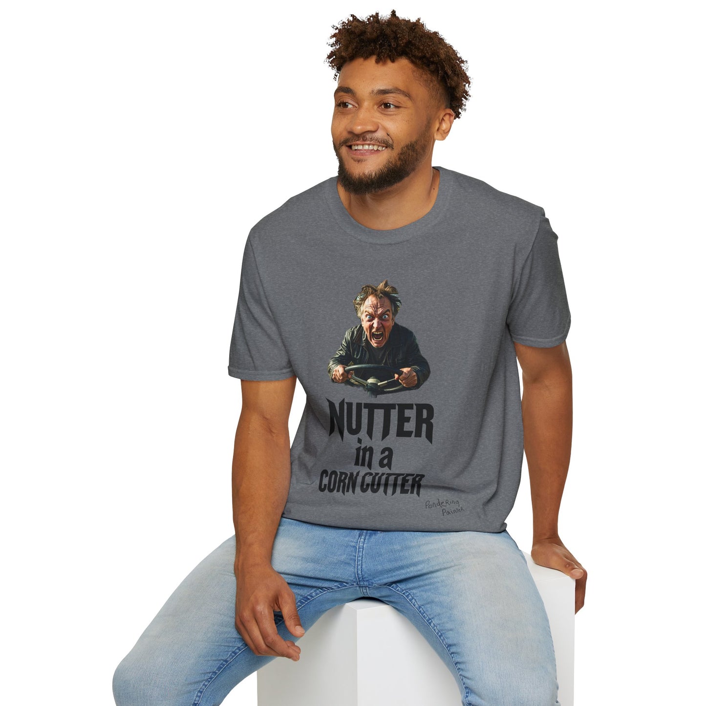 Nutter in a Corn Cutter T-Shirt