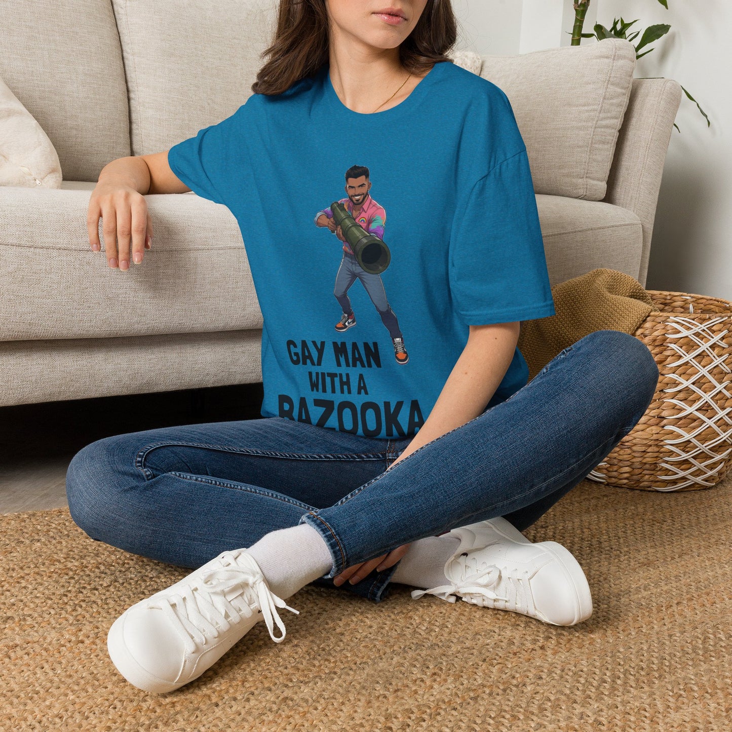 Gay Man With a Bazooka T-Shirt