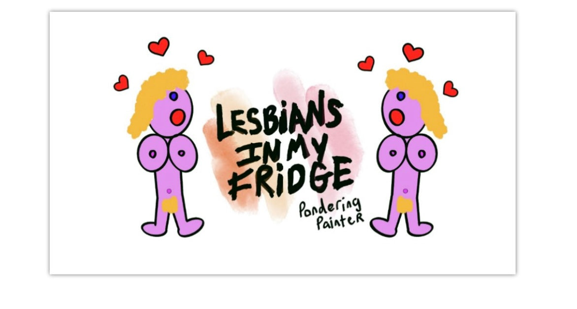 Lesbian in my fridge magnet